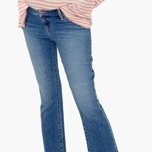 HATCH under the bump crop maternity jeans